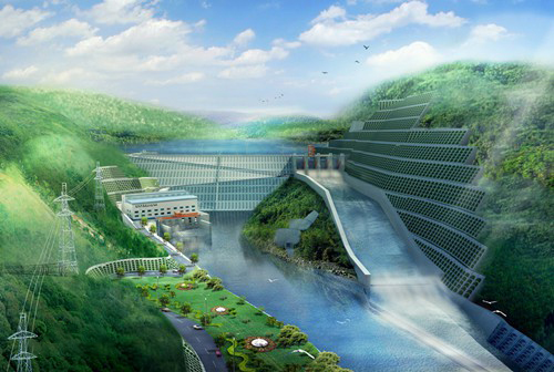 蓬溪老挝南塔河1号水电站项目